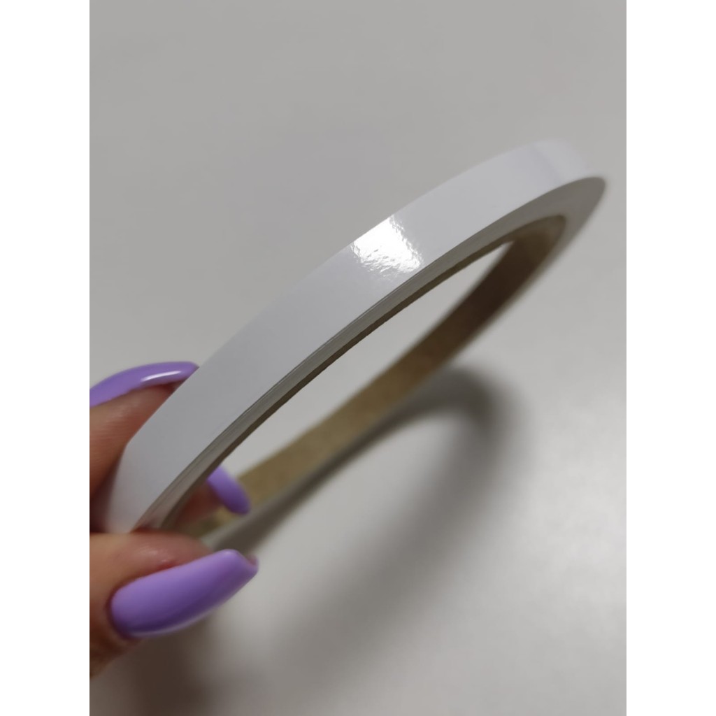 Friso De Roda Adesivo Não Refletivo Carro E Moto Honda Yamaha Suzuki  Branco