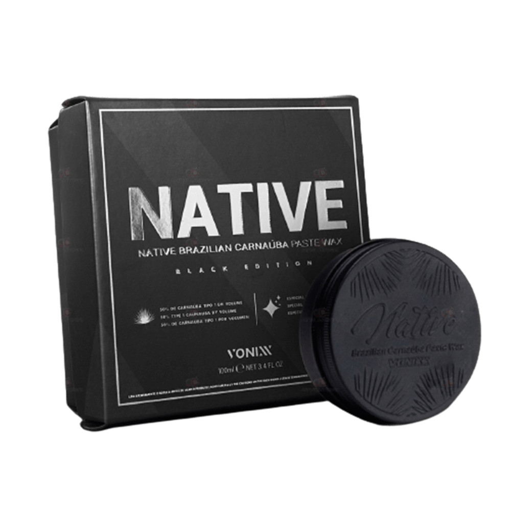 Cera Native Brazilian Carnaúba Paste Wax Black Edition 100ml - Vonixx