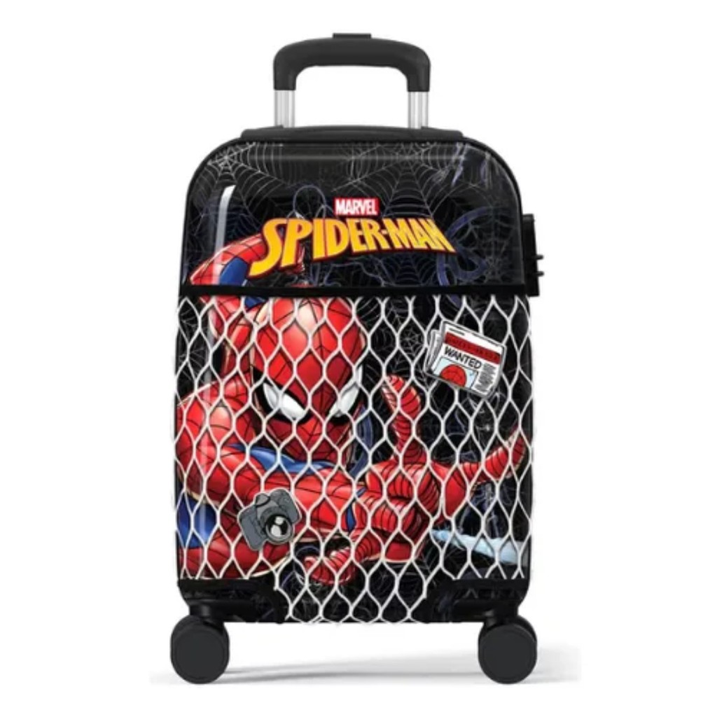Mala De Viagem com Rodinha Pequena Bordo Spider Man