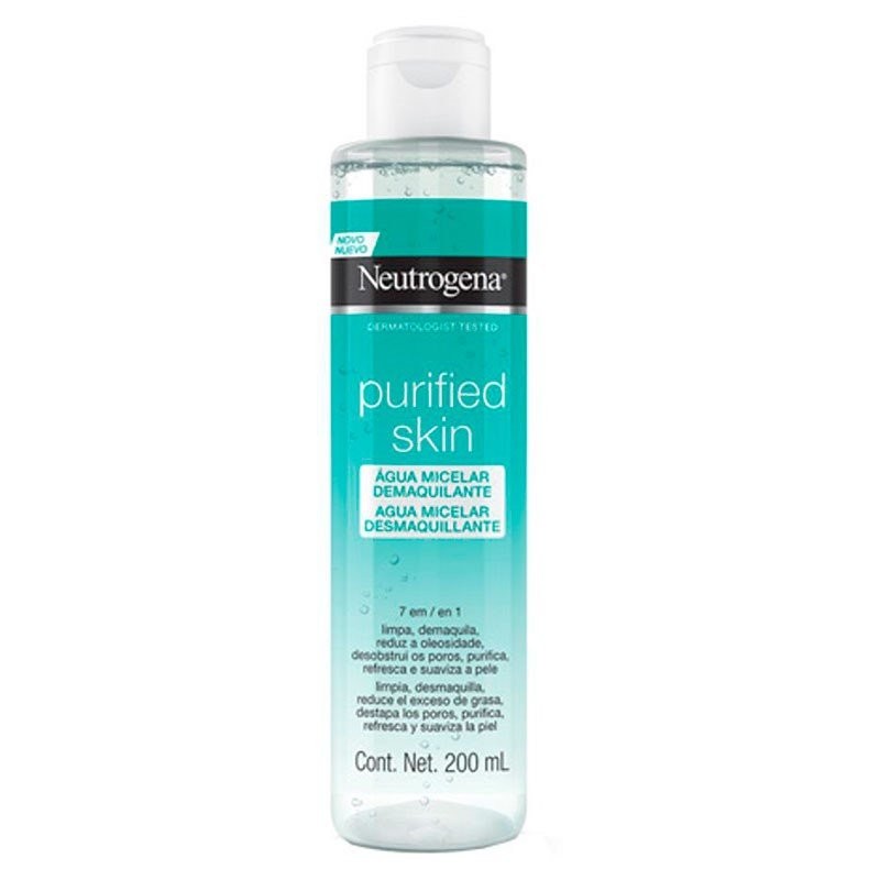 Água Micelar Neutrogena Purified Skin Demaquilante 200ml - Beauty