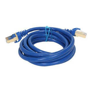 Cabo de Rede FTP (Patch Cord) RJ45 Cat 7 - Blindado - 2.5 metros - Azul - Plus Cable CAT725BL em Oferta na Shopee