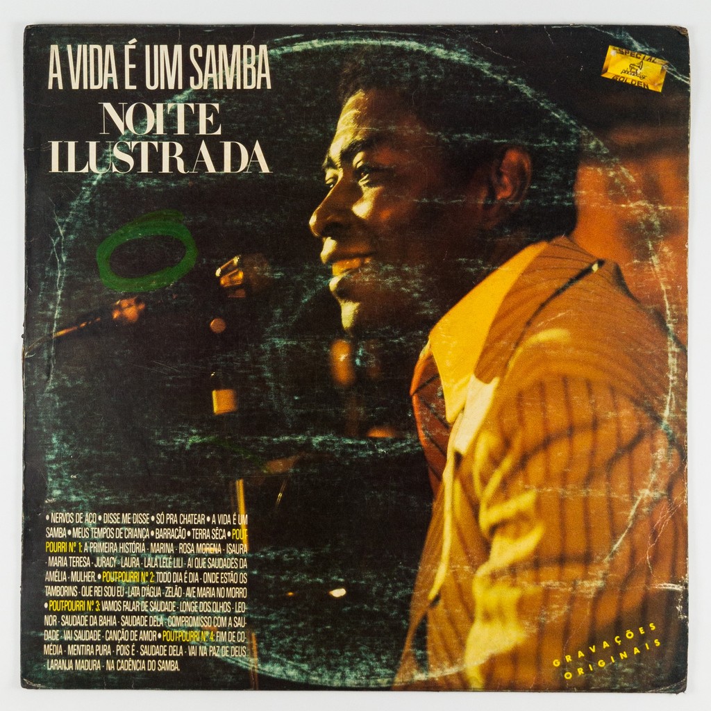 Disco Vinil LP A Vida é um Samba Noite Ilustrada