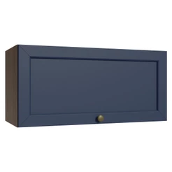 Armário Aéreo 70 cm 1 Porta Basculante Rustic/Azul Vik Madesa