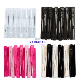 Kit 60 Presilhas Jacaré Bico De Pato Para Cabelo Prendedor Cores Variadas em Oferta na Shopee