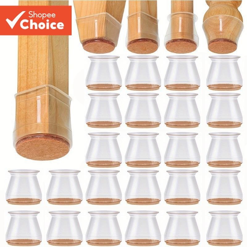 Protetores De Perna De Cadeira De Silicone , Almofadas De Feltro Redutoras De Ruído Para Móveis , Conjunto De Proteção D
