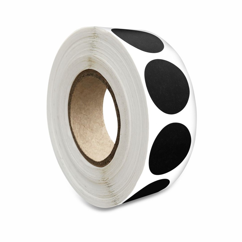 Obreia 25mm Adesiva Para Alvo Com 2000 Unidades Preto/branco