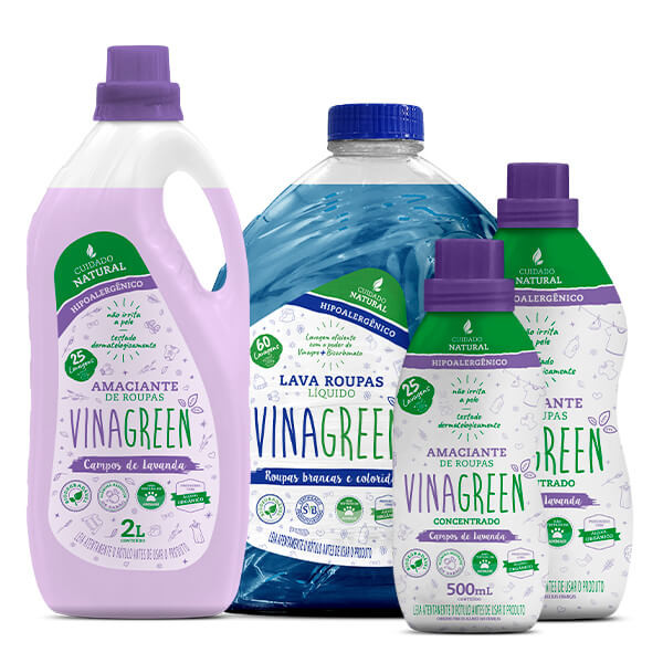 Kit Lavanderia Vinagreen: Cuidado Completo- Lavanda em Oferta na Shopee