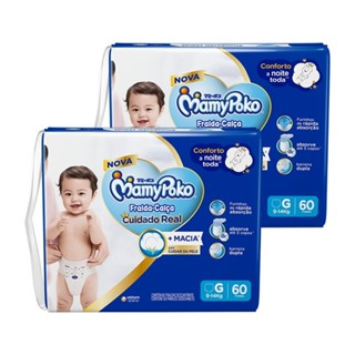 Fralda MamyPoko Calça Premium Seca G 2 P c/ 60 Fraldas 120 T em Oferta na Shopee