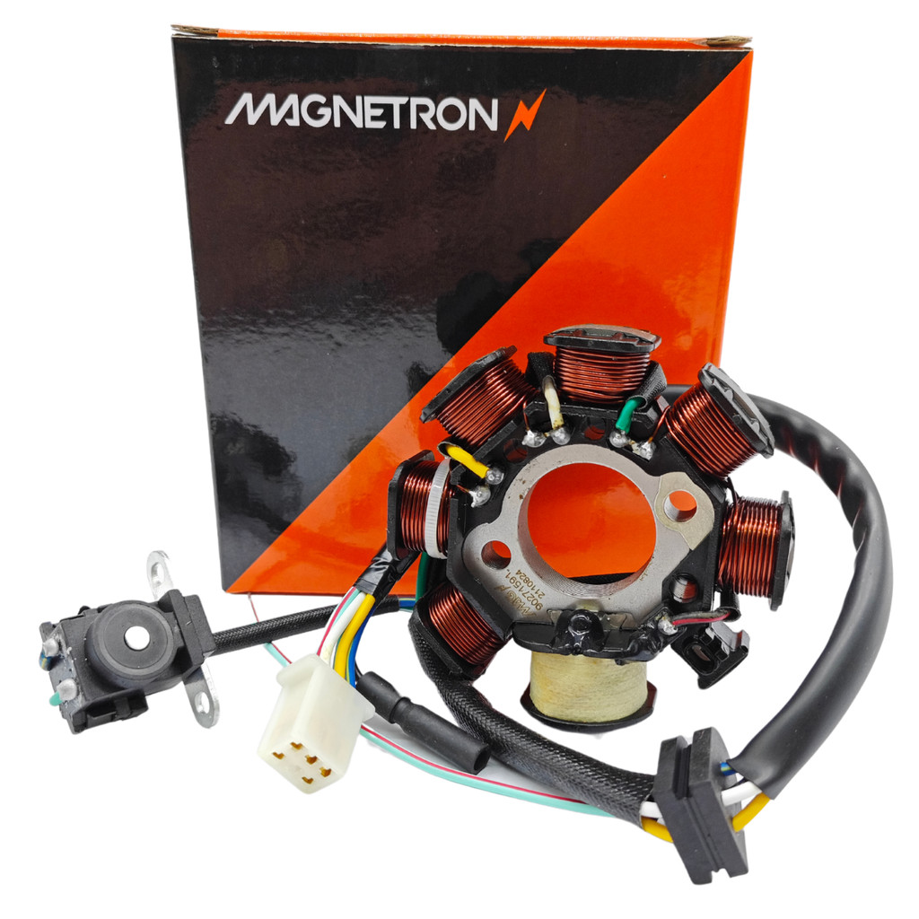 Estator completo com bobina Cg Titan 125 Today 92/93/94  Titan 125 97/98/99 - Magnetron em Oferta na Shopee