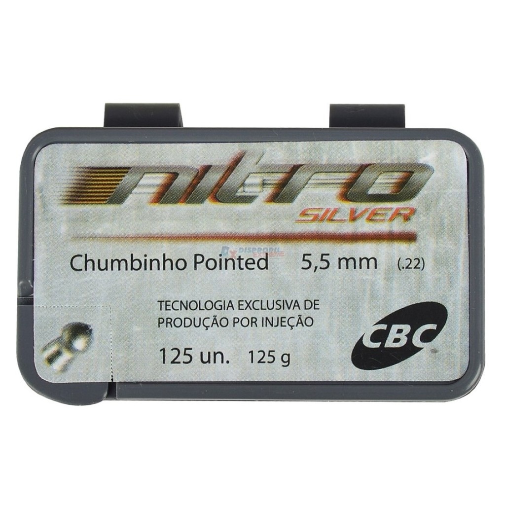 CHUMBINHO 5,5 POINTED NITRO SILVER em Oferta na Shopee