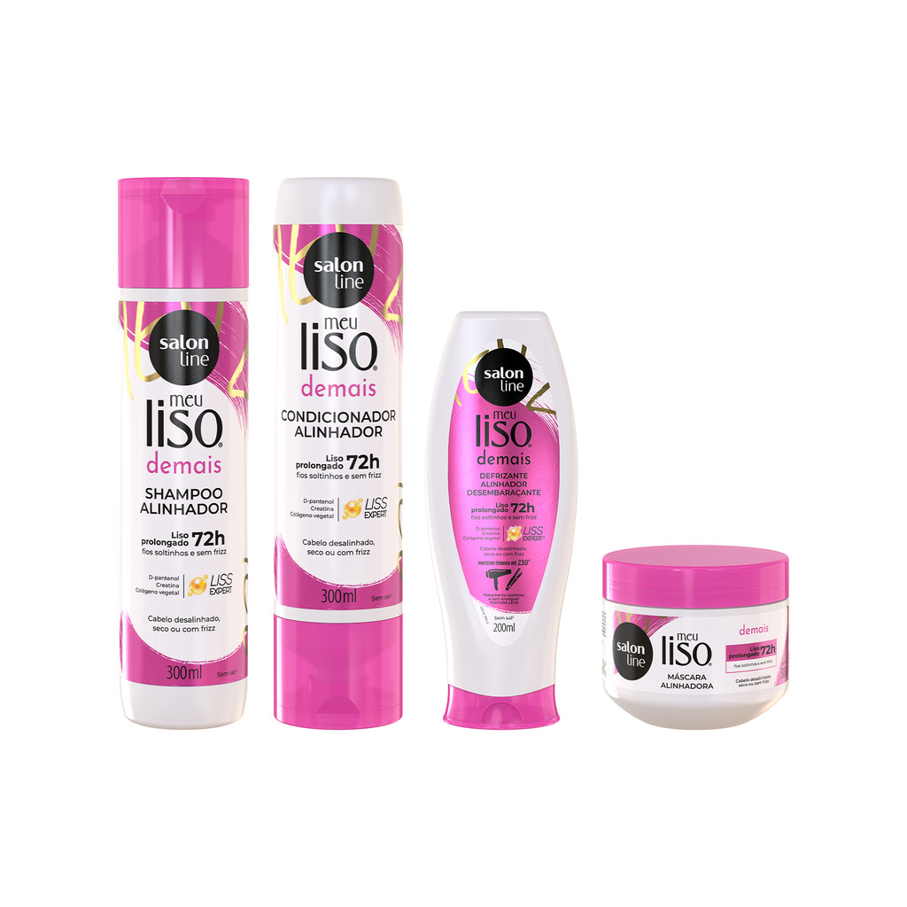 Kit Completo Meu Liso Demais Salon Line - Beauty