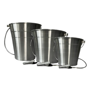 Balde De Alumínio Reforçado 5L 12L Ou 18L Com E Sem Cordoalha em Oferta na Shopee