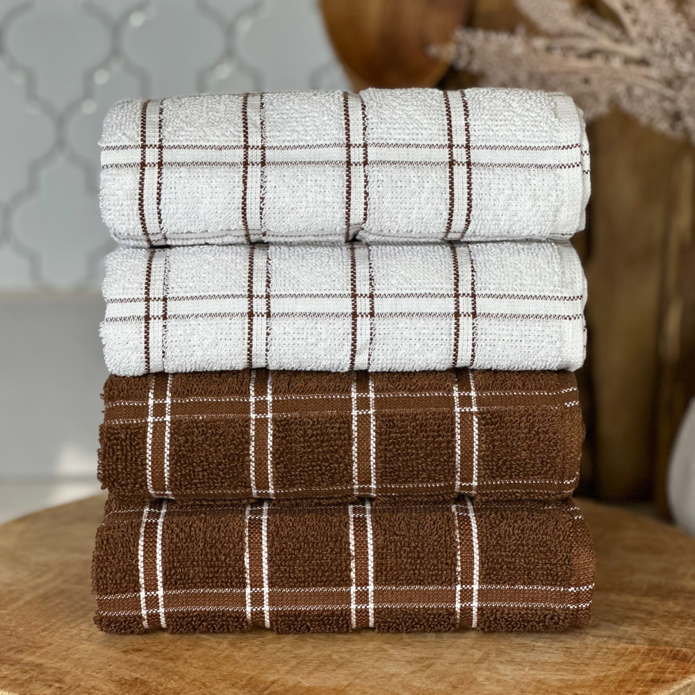 Imagem Kit 4 Panos de Prato Atoalhado Copa Chef 40x60cm