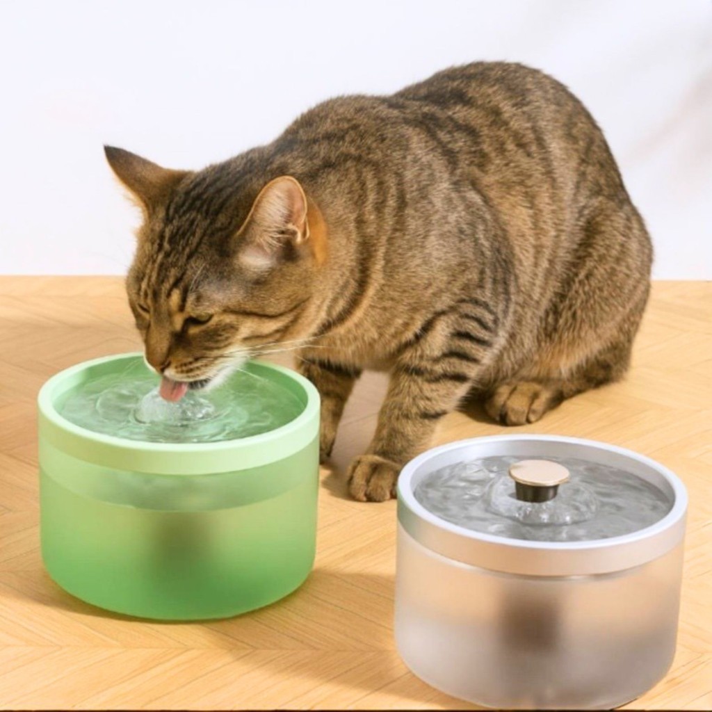 Dispensador De Água 1.8L Para Cães e Gatos – Fonte Silenciosa Elétrica Automática com Filtro