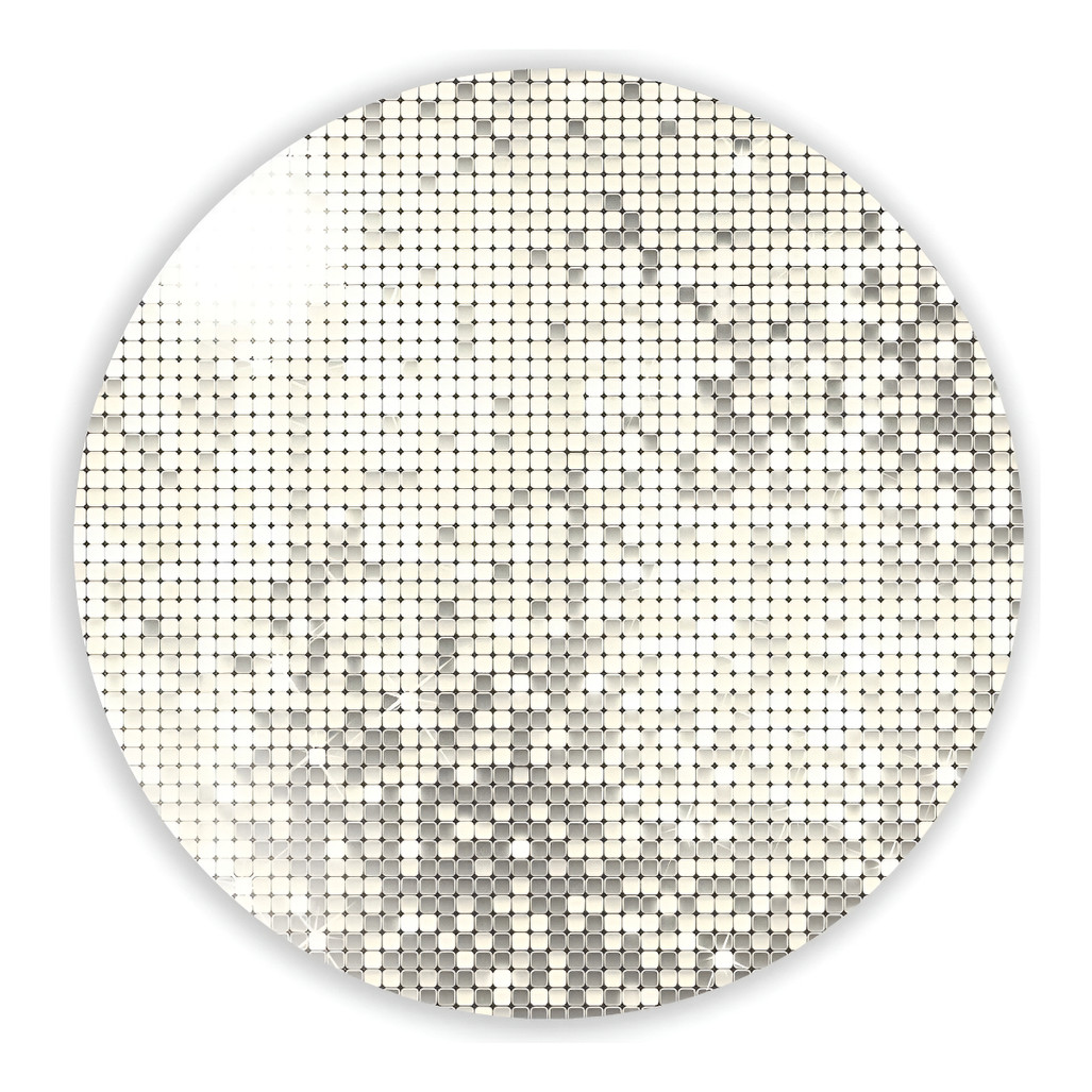 Capas para Painel de Festa Redondo Mini Tema Glitter com Cores Diversas e Estilo Brilhante