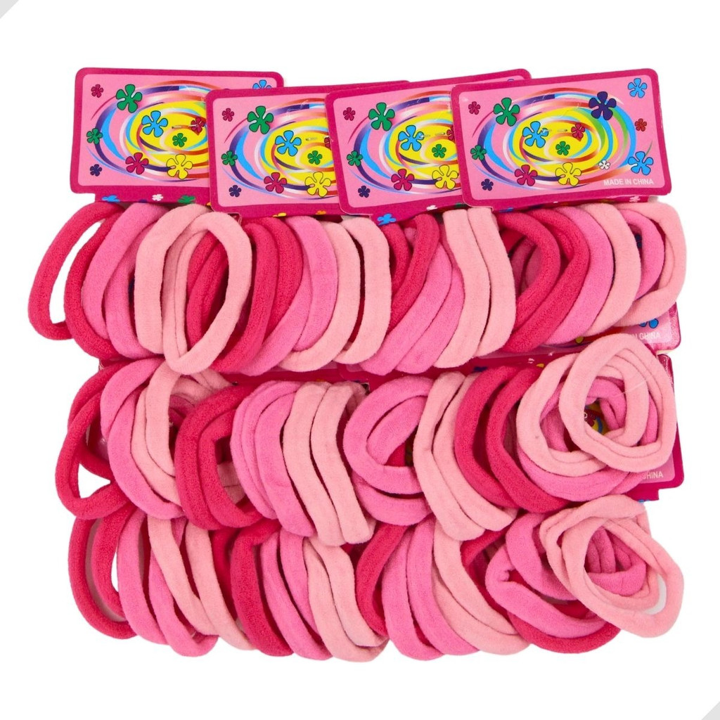 Kit 144 Xuxinhas Para Cabelo Rabicó De Prender Cabelo Xuxa Liga Liguinha Elástico Resistentes