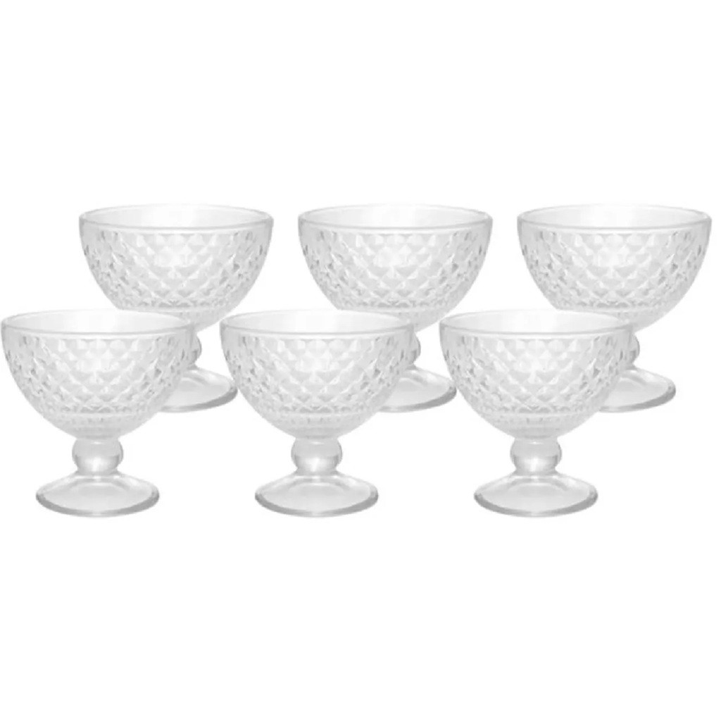 JG TACA DE SOBREMESA DE CRISTAL BICO DE ABACAXI 260ML - LYOR