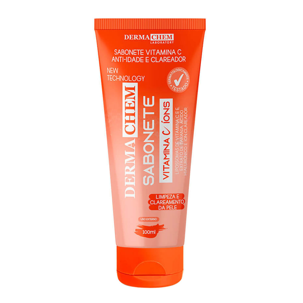 Sabonete Dermachem Vitamina C Íons Anti-idade e Clareador 100ml - Beauty