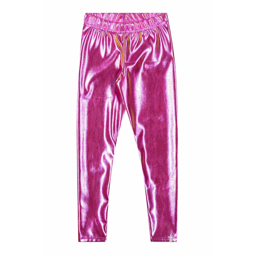 Calça Legging Infantil Menina Holográfica Elian Rosa - Baby & Kids Fashion