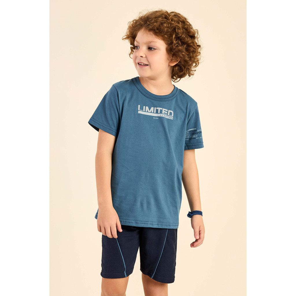Conjunto Infantil Menino Elian Azul - Baby & Kids Fashion