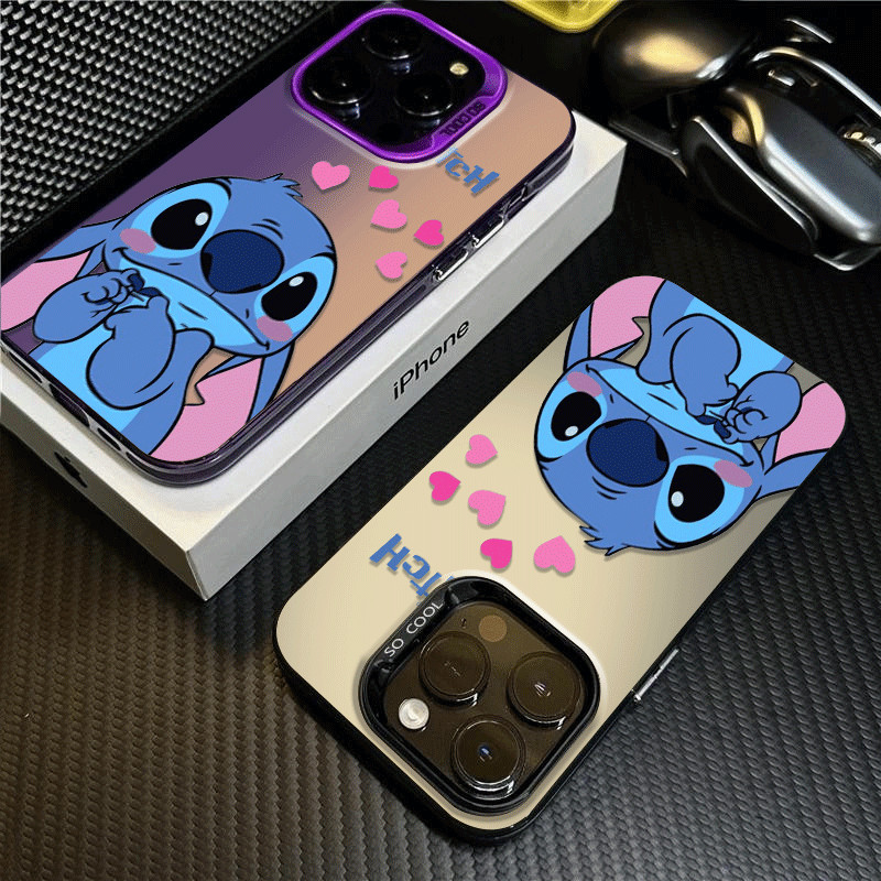 Capinha Fofinho Stitch Para iPhone 15 promax Anti Queda Anti Impacto Capa iPhone 11 12 13 14 16 Pro Max X XS XR Case em Oferta na Shopee