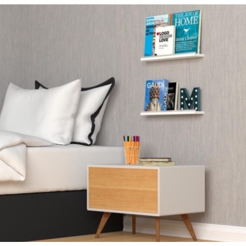 1 Prateleira Reta 50X20 cm   P/ Decoração , Parede , Cozinha, Sala e Quarto