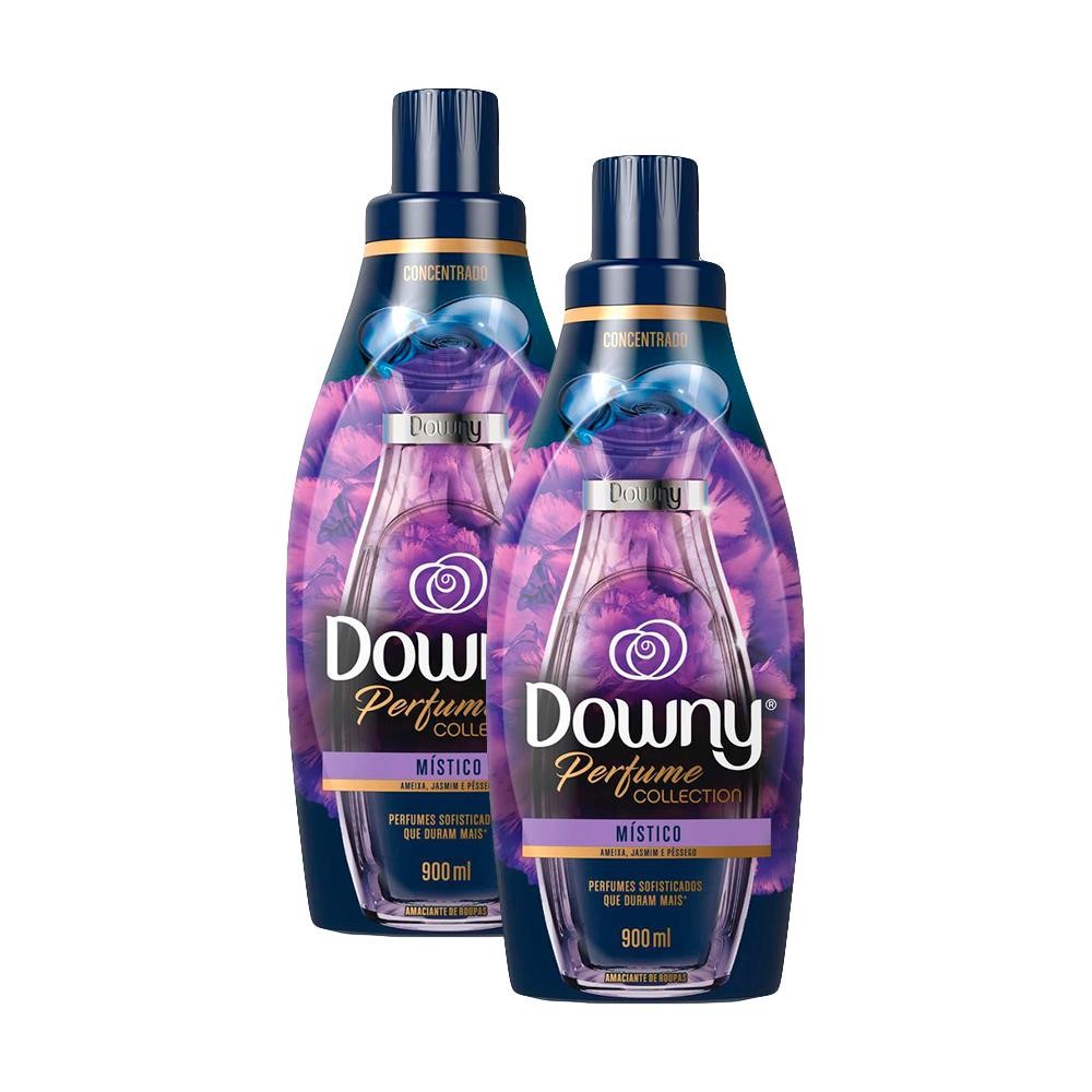 Kit 2 Amaciante Downy Concentrado Perfume Collection Místico 900ml cada em Oferta na Shopee