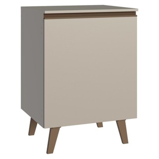 Balcão de Cozinha 60 cm 1 Porta Com Pés Crema Nice Madesa em Oferta na Shopee