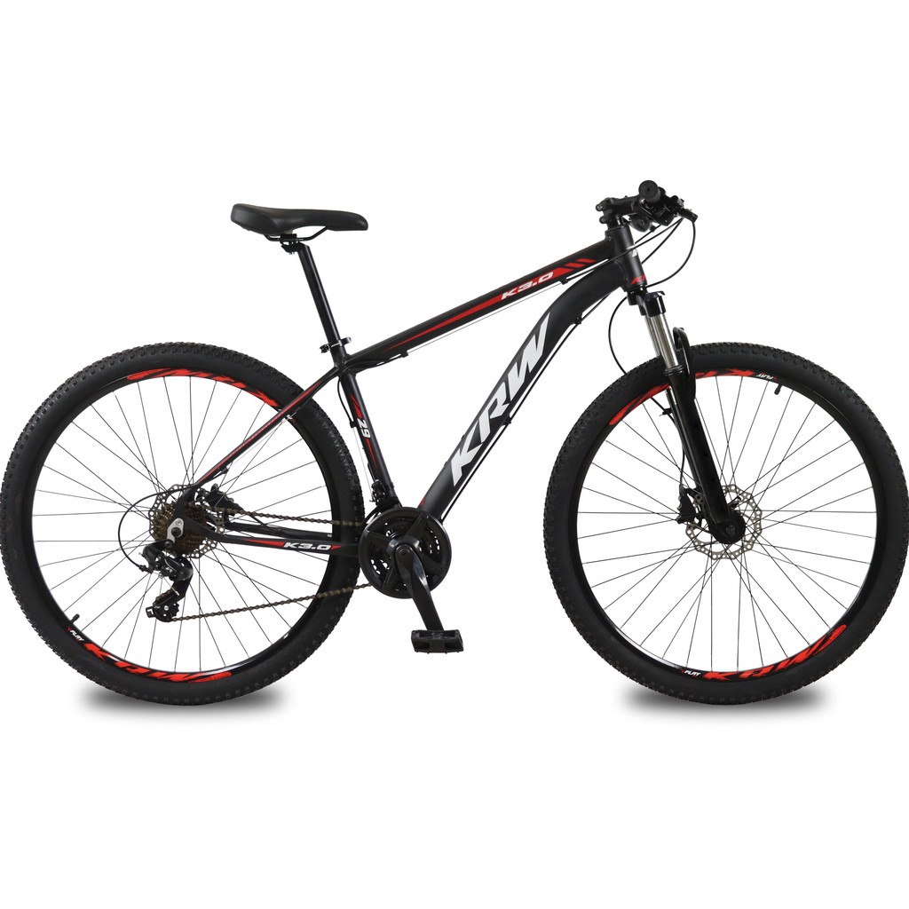 Bicicleta Aro 29 KRW Alum 27 Vel Freio a Disco Hidráulico R3 em Oferta na Shopee