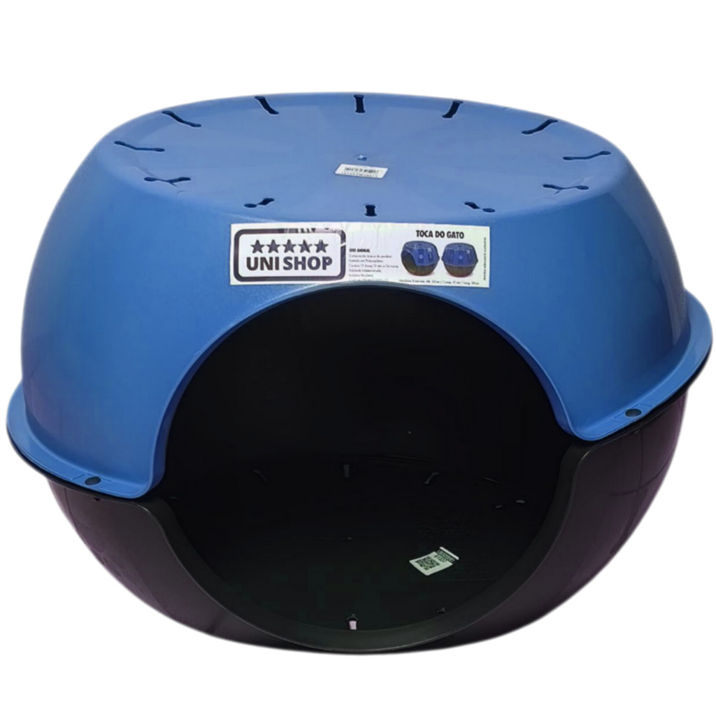 Toca Do Gato Casa Casinha Furacão Pet Paris Preto Rosa Lilás Azul