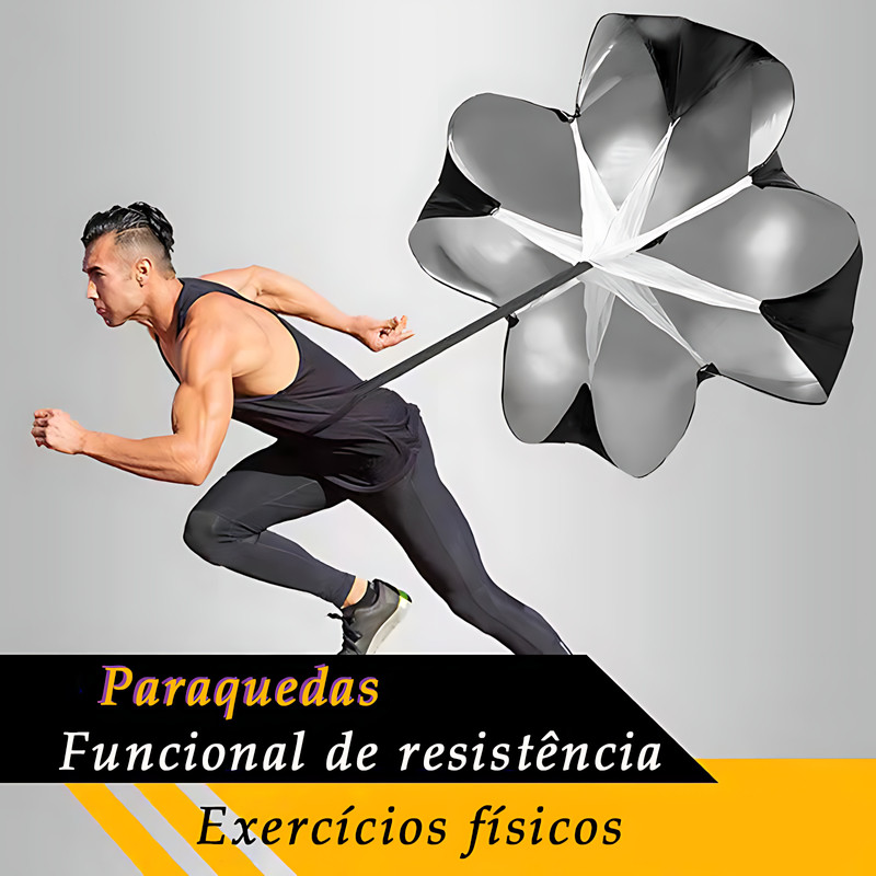 Paraquedas Funcional de resistência P/Exercícios físicos/Esportes alto rendimento / Futebol em Oferta na Shopee