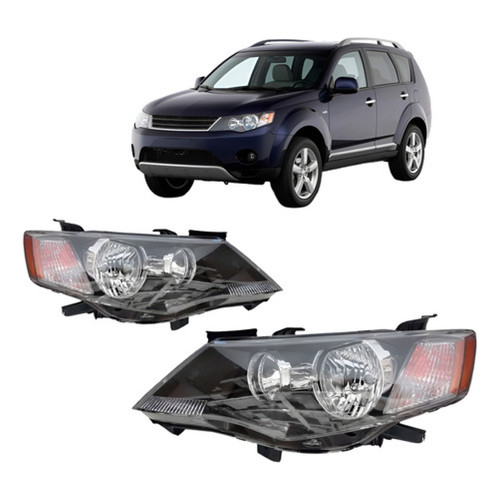 Farol Outlander 2008 2009 Fumê Eletrico