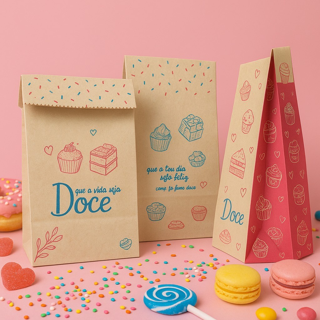 50~250 SACO SOS CONFEITARIA DOCE DOCERIA DOCINHOS COOKIES PP (12X6,5X22CM) (PLUMA) em Oferta na Shopee