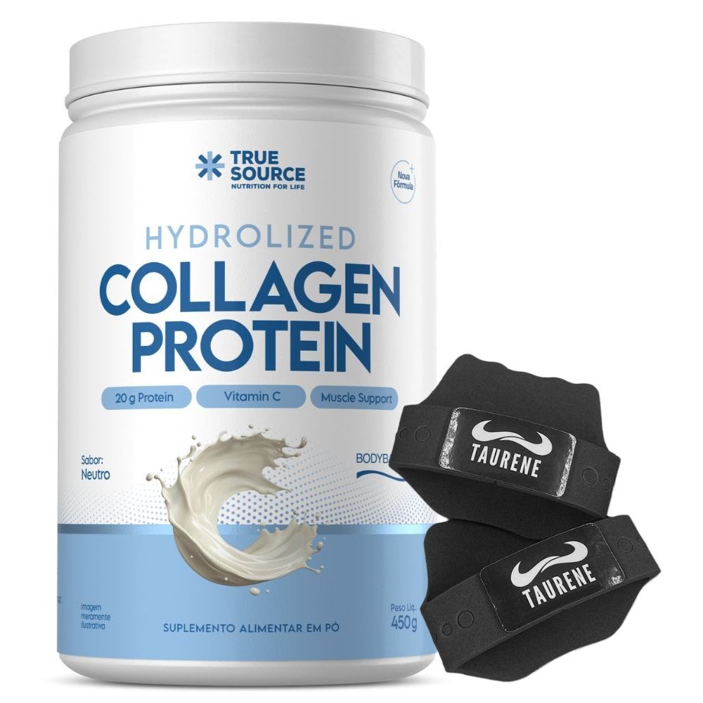 Collagen Protein Hidrolisado Neutro 450g Luva - True Source