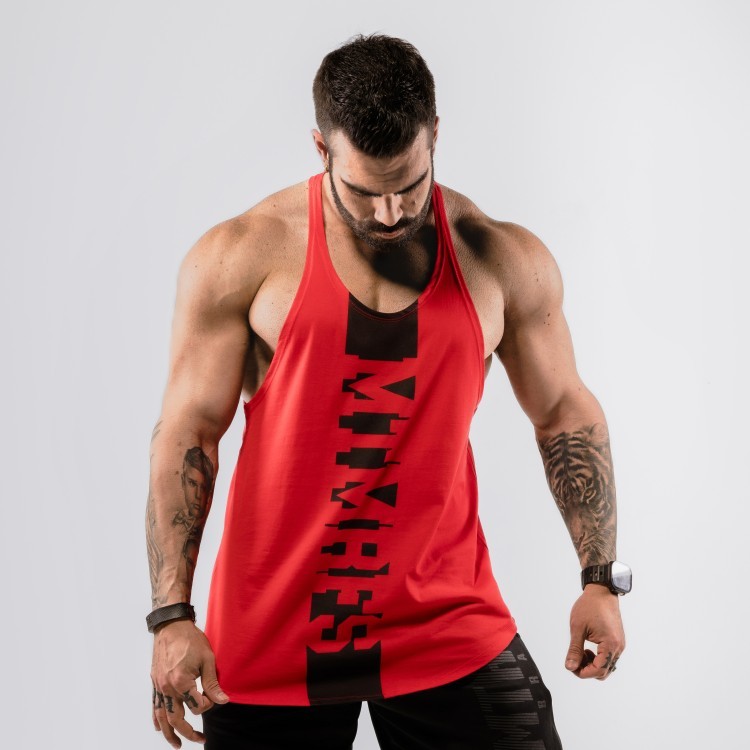 Regata Cavada Strong Vermelha Algodão Metamorfose Brasil em Oferta na Shopee