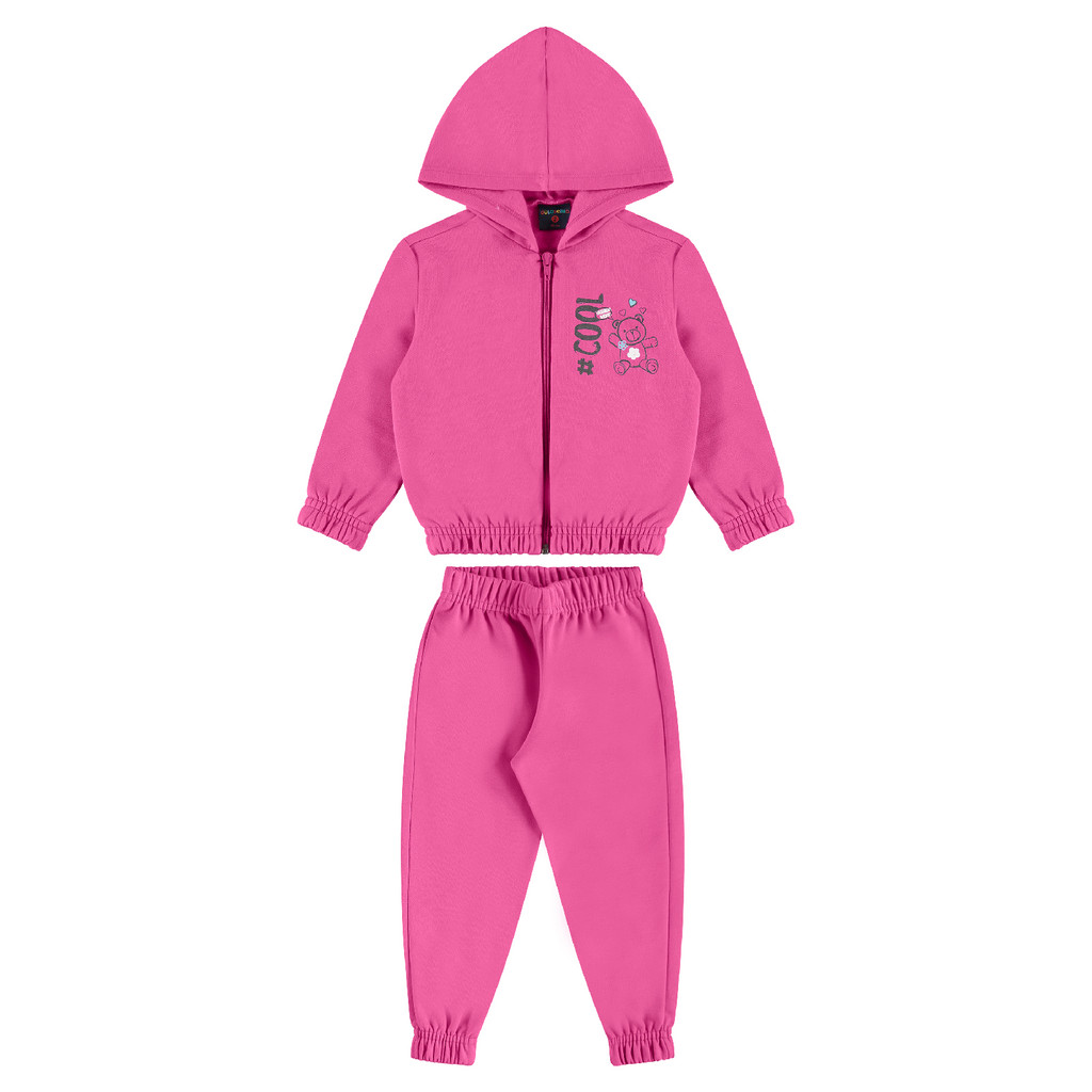 Conjunto Bebê Menina em Moletom Guloseima