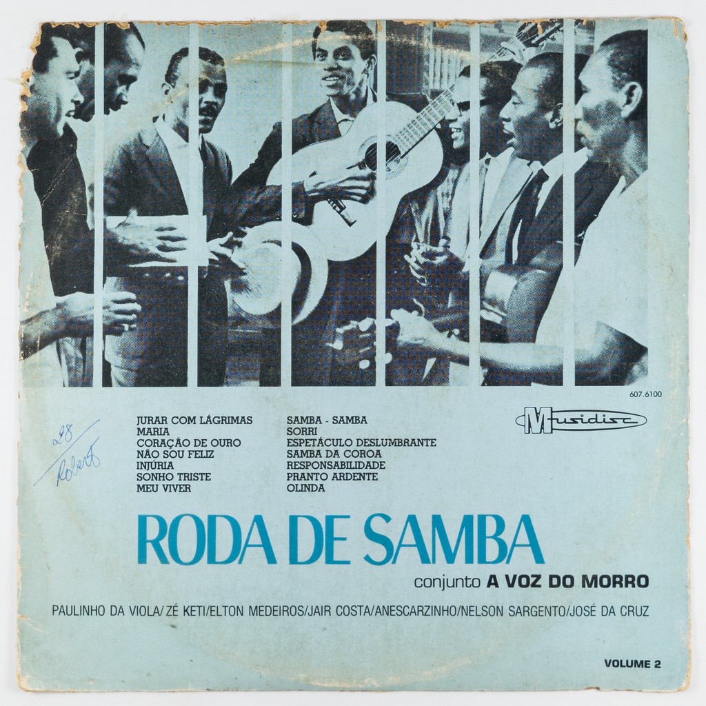 Disco Vinil LP A Voz do Morro Roda de Samba Volume 2 D448
