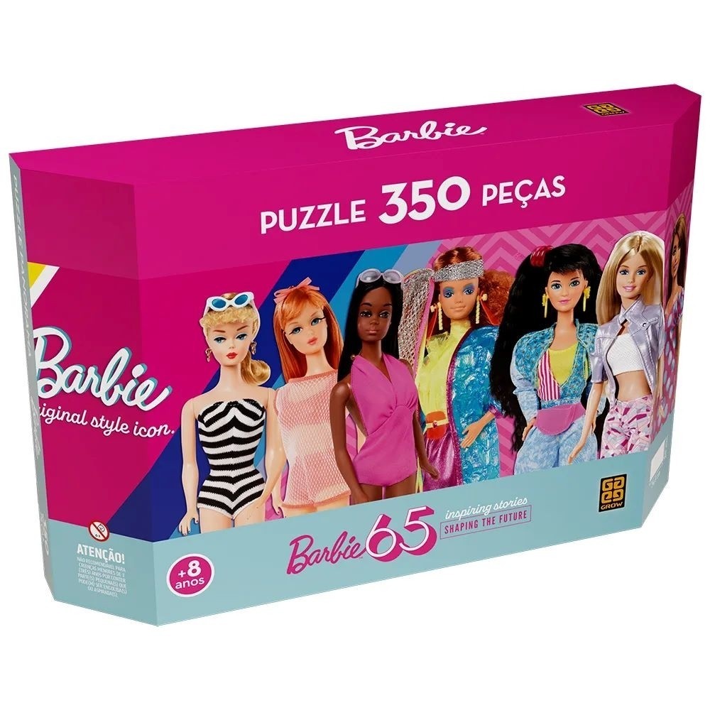 Quebra cabeça Grow [19152] Barbie 65 anos Panorama - 350 peças