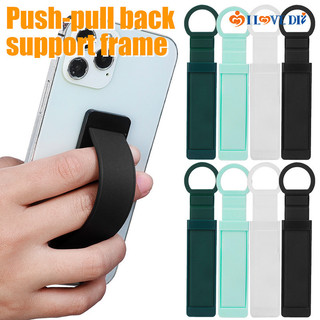 Suporte De Celular Telescópico Plástico Multifuncional Push-pull Tipo-Telefone Auto-Adesivo Conveniente Correia Manual Anti-Gotas