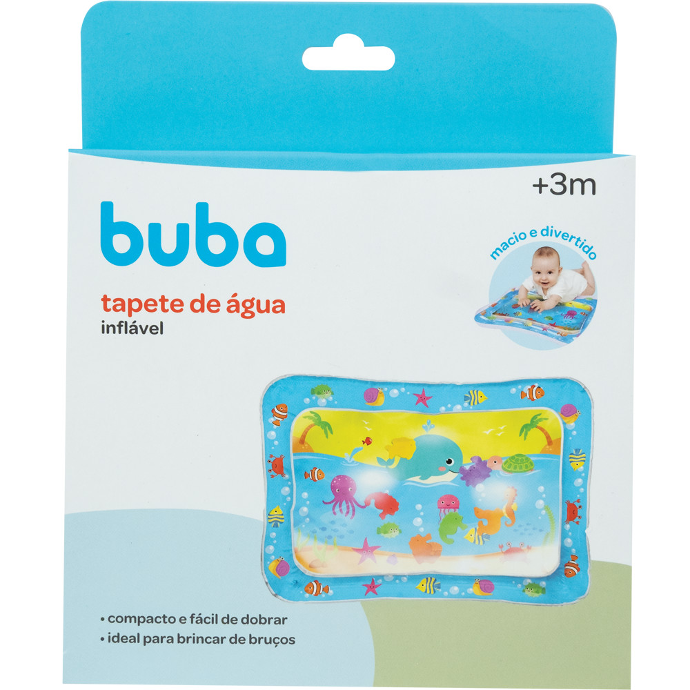 TAPETE DE ÁGUA INFLÁVEL OCEANO BUBA em Oferta na Shopee