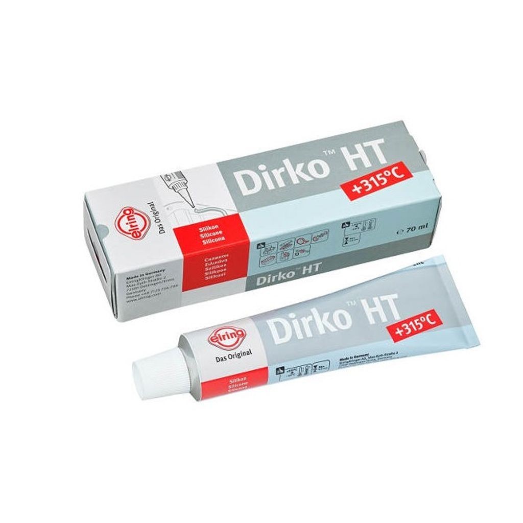 Silicone Alta Temperatura Cinza forma juntas Elring Dirko até 315 graus 648661