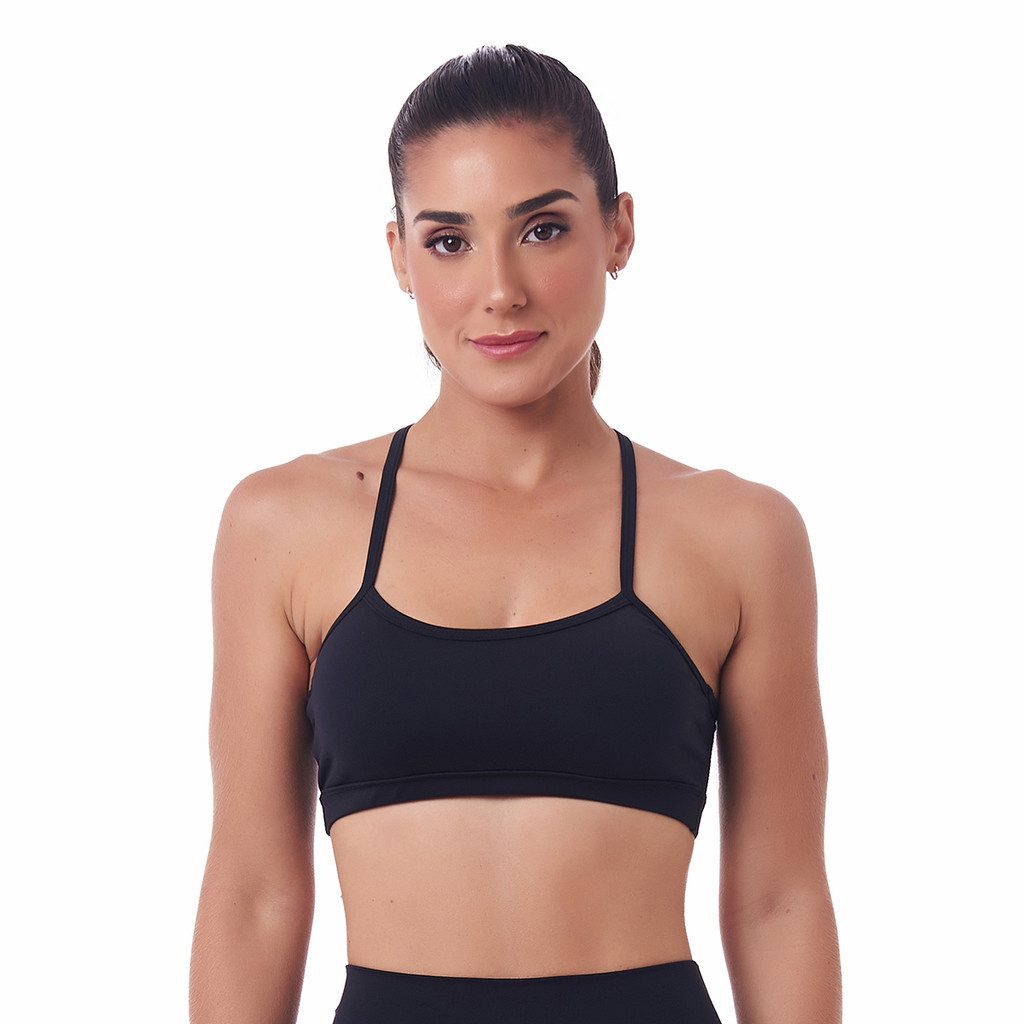 Top Light Preto SND Fitness em Oferta na Shopee