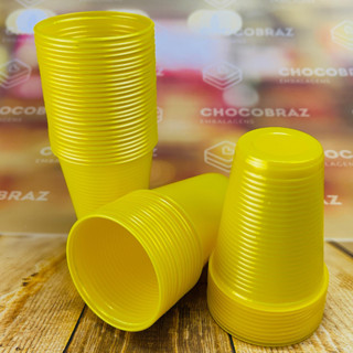 50~250 COPO ANIVERSARIO 200ml AMARELO PEROLADO BELLO FESTAS em Oferta na Shopee