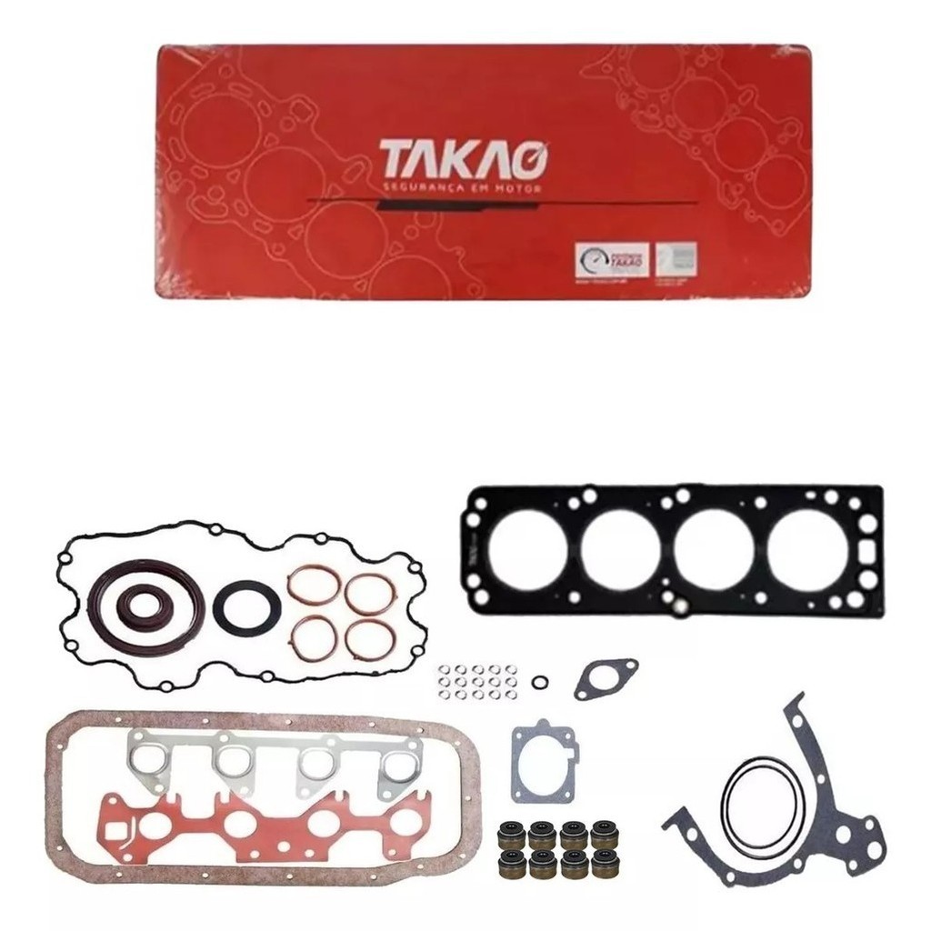 Jogo Junta Do Motor Com Retentor Corsa Classic Celta 1.0 8v Vhc Mpfi 2001 A 2012 em Oferta na Shopee