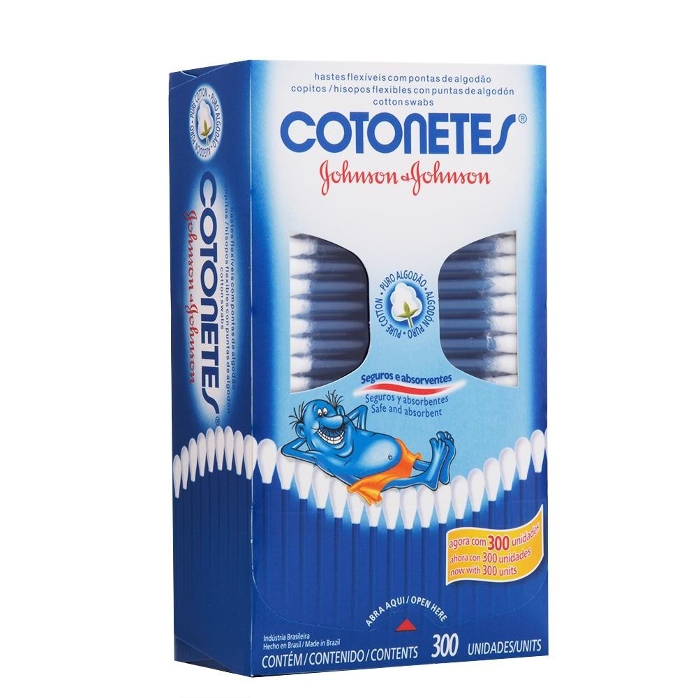 Hastes Flexíveis Cotonetes 300 Unidades em Oferta na Shopee