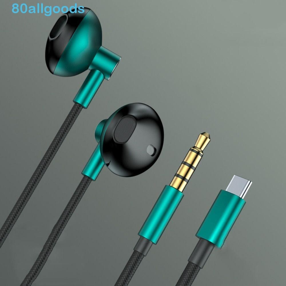 ALLGOODS1 Fone De Ouvido Com Fio , Para Jogos Tipo C 3.5mm , Fones Estéreo Microfone HiFi Round Head Gaming em Oferta na Shopee