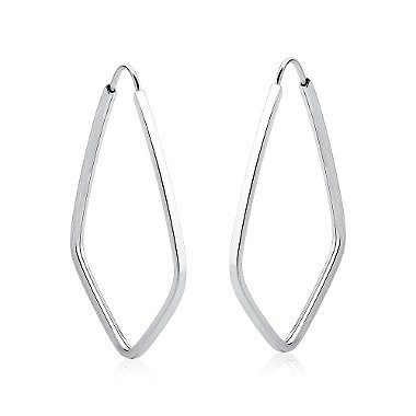 Argola Feminina de Prata 925 Balãozinho 34mm - Fashion Accessories