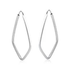 Argola Feminina de Prata 925 Balãozinho 34mm