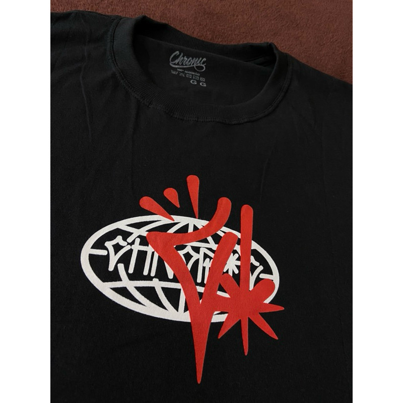 Camiseta Oversized Masculina Feminina T-shirt premium Blusa  da Chronic Unissex estampada  branca 100 algodão preta