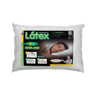 Travesseiro MarcBrayn Látex Extra Alto 18cm - 1010150 em Oferta na Shopee
